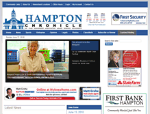 Tablet Screenshot of hamptonchronicle.com
